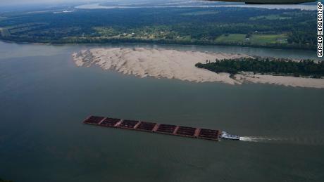 The Mississippi River has dropped to a historic low for the second consecutive year