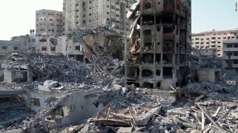 Drone footage of war-torn Gaza show immense destruction