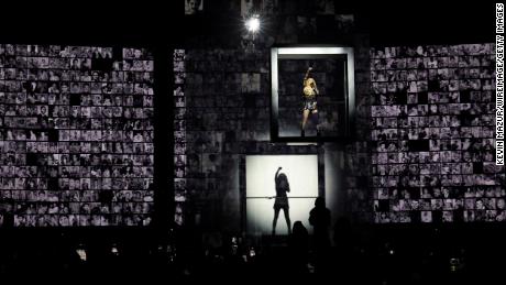 Madonna performs during opening night of &#39;The Celebration Tour&#39; at the O2 Arena on October 14 in London.