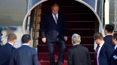Russian President Vladimir Putin arrives in Beijing on Tuesday. He is expected to meet with Chinese leader Xi Jinping and attend the Third Belt and Road Forum.