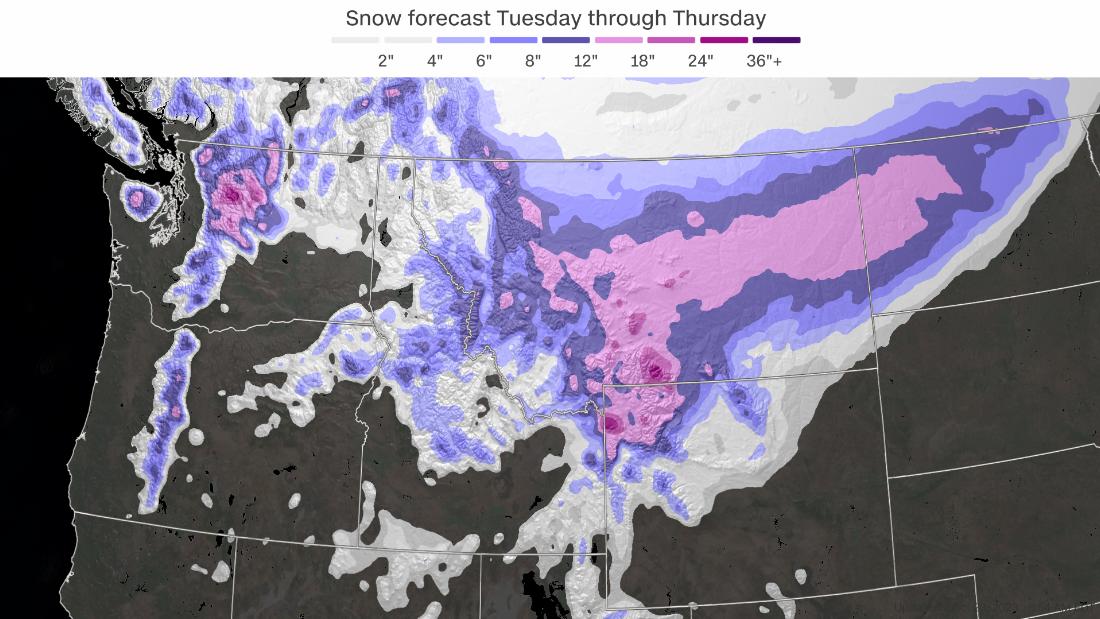 First significant snowstorm of the season targets northwestern US, Northern Plains in an early sign of winter CNN.com – RSS Channel