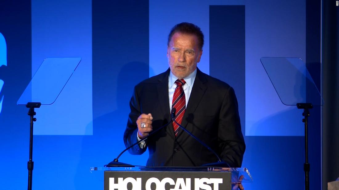 'Hatred will never ever win': Schwarzenegger addresses antisemitism