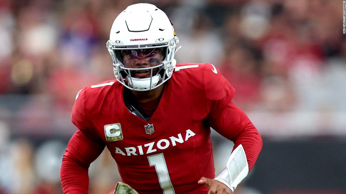 Arizona Cardinals quarterback Kyler Murray runs the ball during the Cardinals&#39; 25-23 victory over the Atlanta Falcons on November 12. It was Murray&#39;s first game back in action after being &lt;a href=&quot;https://www.cnn.com/2022/12/13/sport/cardinals-patriots-kyler-murray-hurt-intl-spt/index.html&quot; target=&quot;_blank&quot;&gt;injured late last season&lt;/a&gt;.