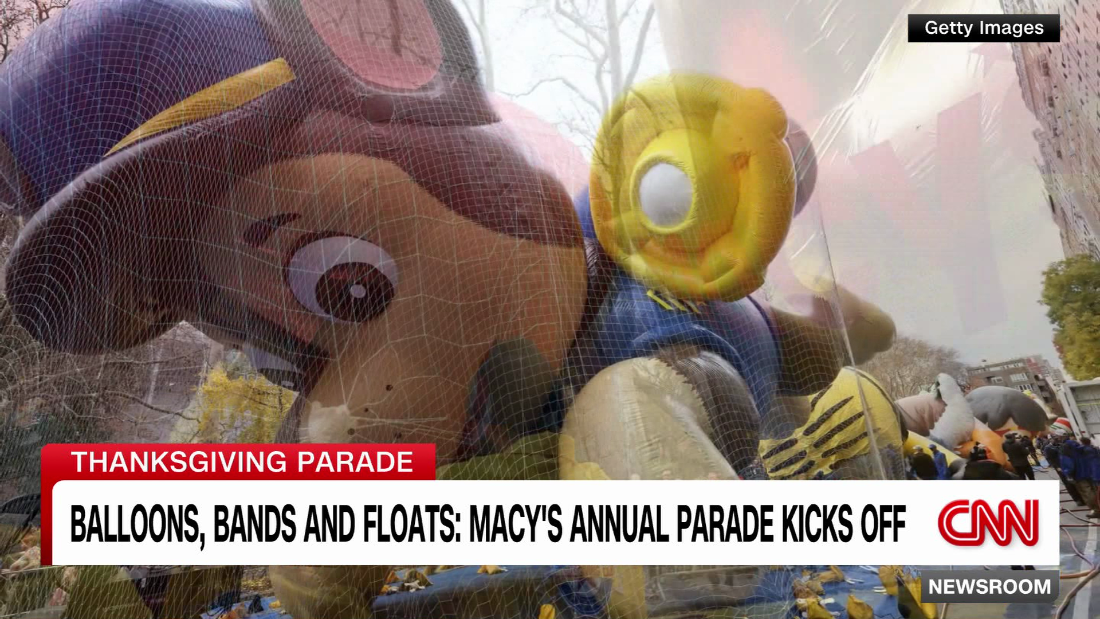Annual Macy's parade kicks off in New York