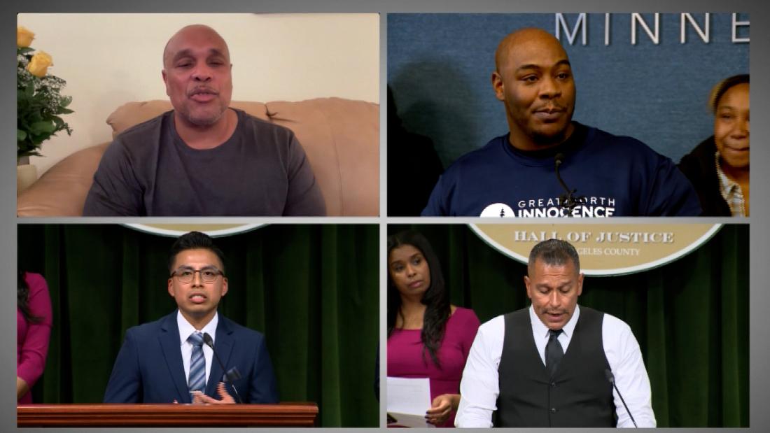 Watch: They spent decades in prison for crimes they didn't commit. See them get their freedom