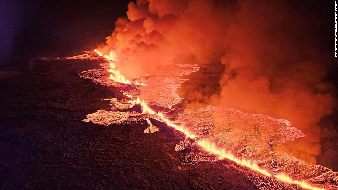 December 19, 2023 Iceland volcano erupts