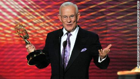 LOS ANGELES, CA - SEPTEMBER 21:  Writer/Actor Tommy Smothers accepts a commemorative Emmy writing achievement for &quot;The Smothers Brothers Comedy Hour&quot; onstage during the 60th Primetime Emmy Awards held at Nokia Theatre on September 21, 2008 in Los Angeles, California.  (Photo by Kevin Winter/Getty Images)