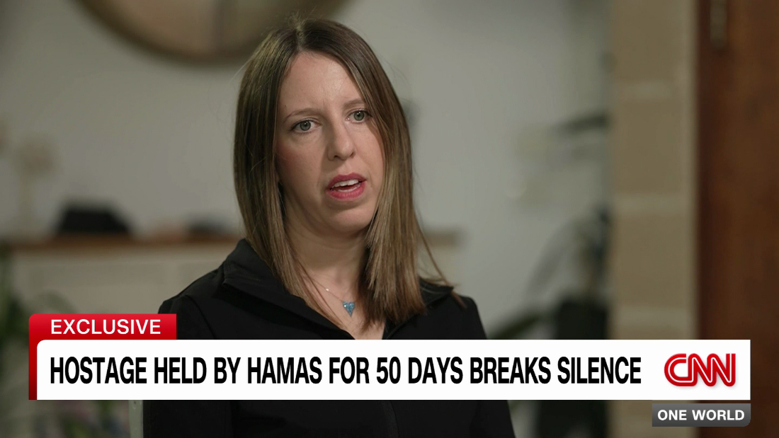 Freed hostage speaks to CNN on held captive by Hamas