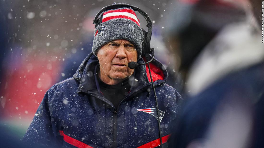 New England Patriots head coach &lt;a href=&quot;http://www.cnn.com/2024/01/11/sport/gallery/bill-belichick/index.html&quot; target=&quot;_blank&quot;&gt;Bill Belichick&lt;/a&gt; watches from the sideline as they take on the New York Jets on January 7. &lt;a href=&quot;https://www.cnn.com/2024/01/11/sport/bill-belichick-patriots-coach-leaves-spt-intl/index.html&quot; target=&quot;_blank&quot;&gt;Belichick confirmed on January 11&lt;/a&gt; that he is leaving the New England Patriots after 24 seasons, during which the franchise won six Super Bowl titles. 