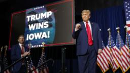 240118175947 trump iowa hp video Are those most opposed to Trump aiding his election?