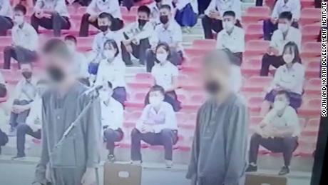 Watch: Video appears to show North Korean teens being punished in