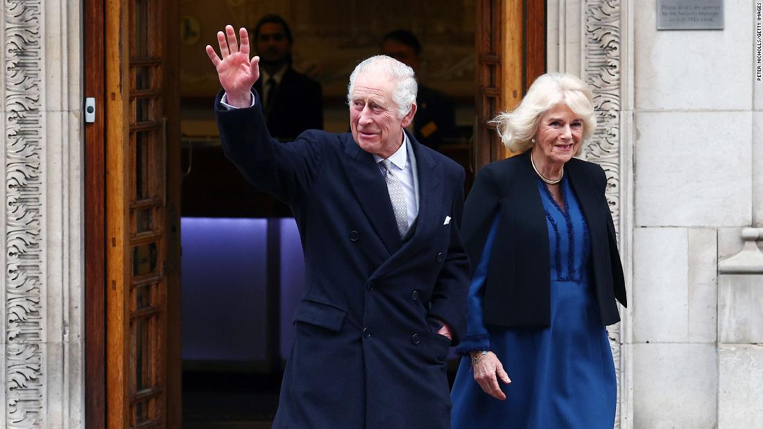 The King waves as he leaves the London Clinic with Queen Camilla in January 2024. The King &lt;a href=&quot;https://www.cnn.com/2024/01/26/uk/king-charles-iii-hospital-prostate-procedure-intl/index.html&quot; target=&quot;_blank&quot;&gt;underwent a corrective procedure for an enlarged prostate&lt;/a&gt;, CNN understands. In early February, Buckingham Palace announced that the King &lt;a href=&quot;https://www.cnn.com/2024/02/05/europe/uk-royal-announcement-gbr-intl/index.html&quot; target=&quot;_blank&quot;&gt;has been diagnosed with a form of cancer&lt;/a&gt;.