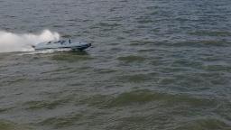 240205134451 sea drone hp video Video: See the small sea drone Ukraine says packs 500 pounds of explosives
