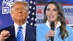 240205234149 trump ronna mcdaniel split hp video Video: The RNC chief's future is uncertain as Trump publicly doubts her future