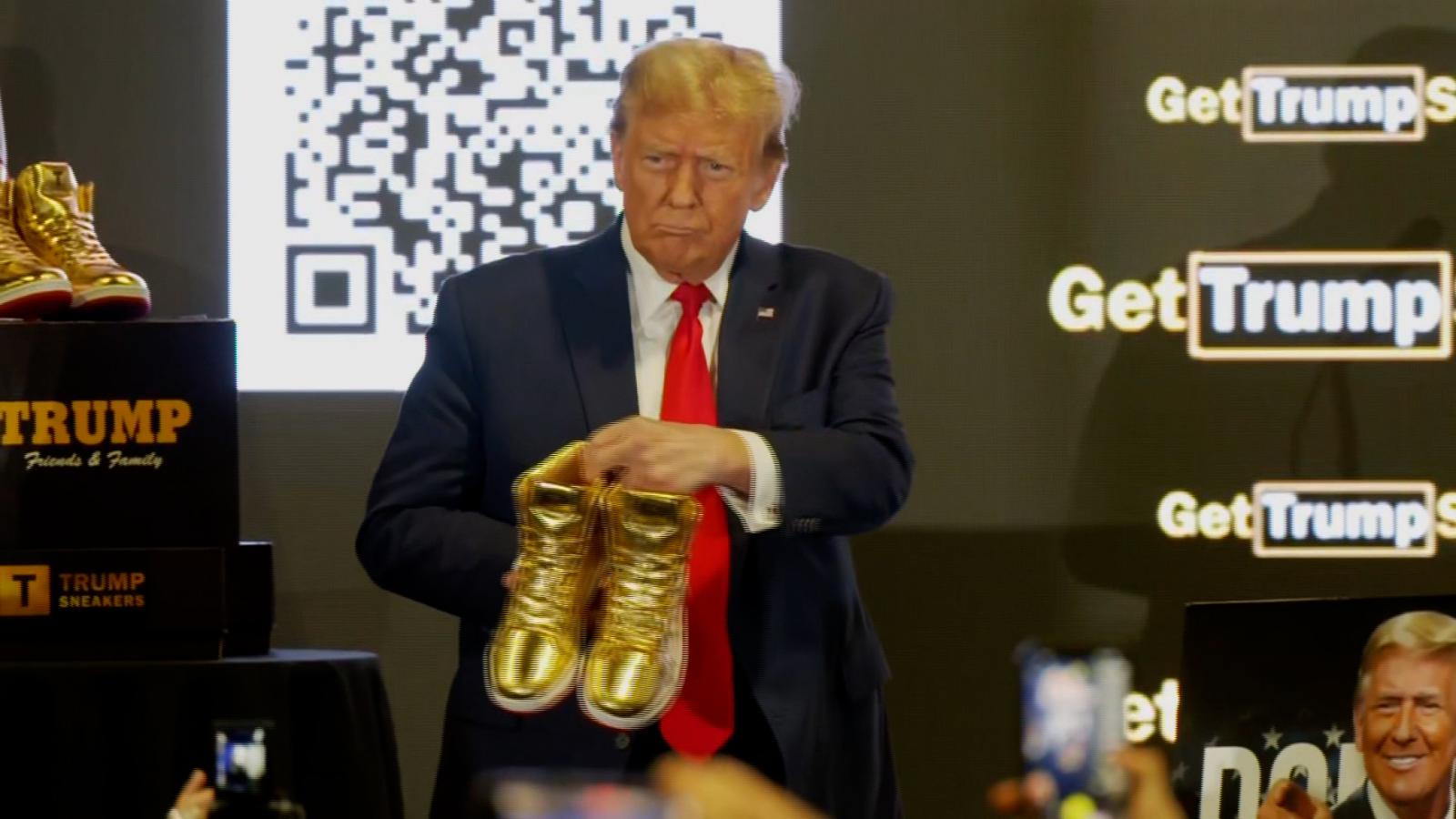 Así es la nueva línea de calzado presentada por Donald Trump - CNN Video