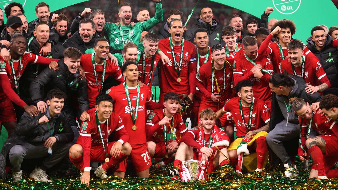 Los Números Del Campeón Liverpool De La Carabao Cup 2023 2024 Cnn Video 