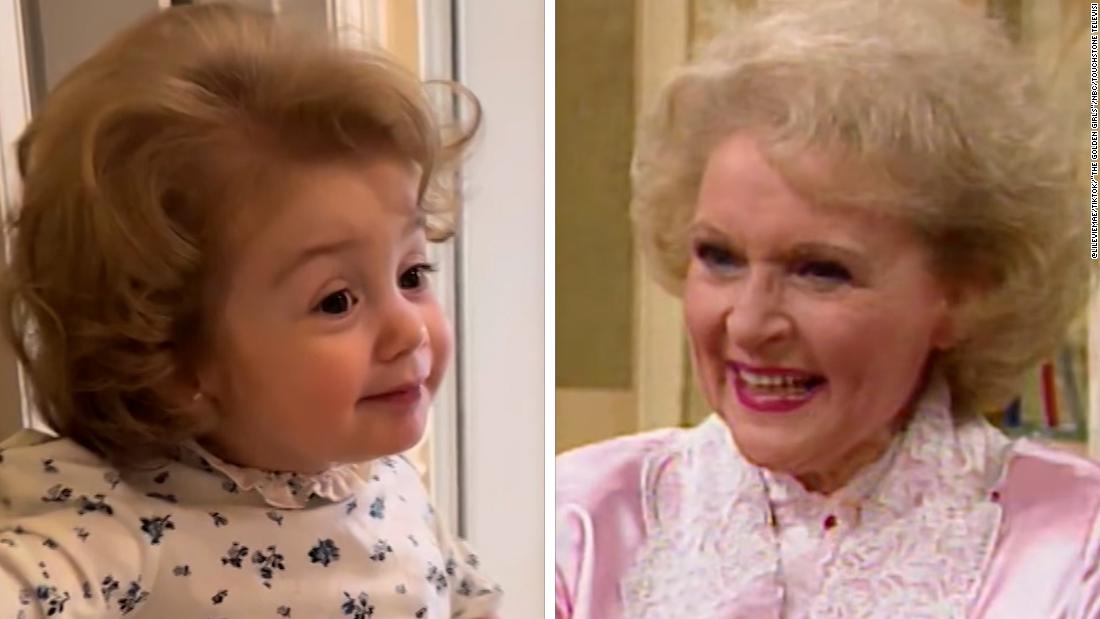 Video: Toddler’s throwback hairstyle goes viral. Meet the ‘mini Betty White’