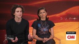 240229120820 cnn screen time dune part two timothee chalamet zendaya hp video ‘Dune: Part Two’: Timothée Chalamet and Zendaya on their favorite scene in the movie