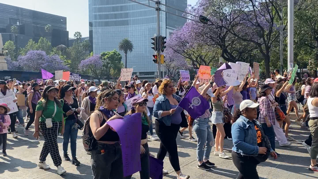 Así se vive la marcha del 8M ¿por qué marchan las mujeres mexicanas
