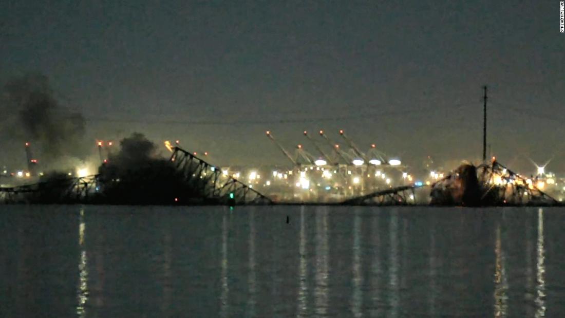 Baltimore bridge collapses after ship collision CNN.com – RSS Channel