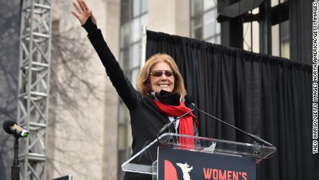 WASHINGTON, DC - JANUARY 21:  Gloria Steinem speaks onstage during the Women&#39;s March on Washington on January 21, 2017 in Washington, DC.  (Photo by Theo Wargo/Getty Images)