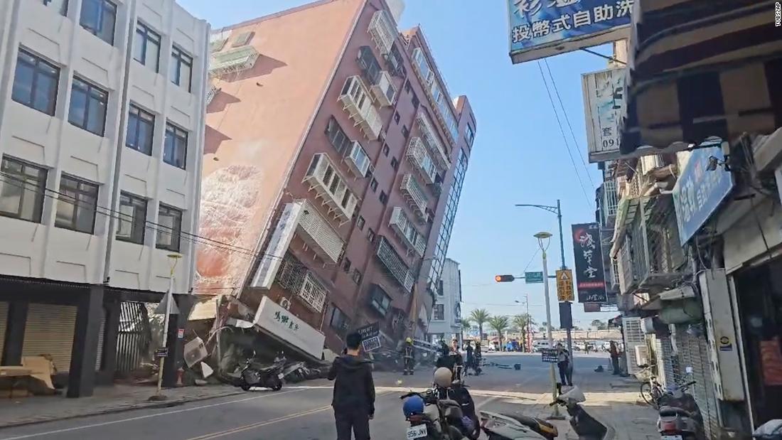 7.4 magnitude quake hits Taiwan, strongest in 25 years