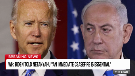 Leon Panetta Israel Gaza War Joe Biden Benjamin Netanyahu Civilians Palestine The Lead Jake Tapper_00005412.png