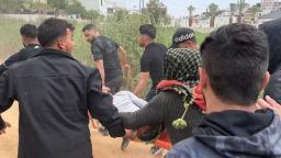 240414115708 west bank violence flares 14 year old hp video CNN reporter sees Palestinian man shot in West Bank