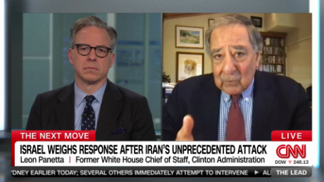 The Lead Leon Panetta Iran Israel Attack Hamas Hostages Jake Tapper_00044408.png
