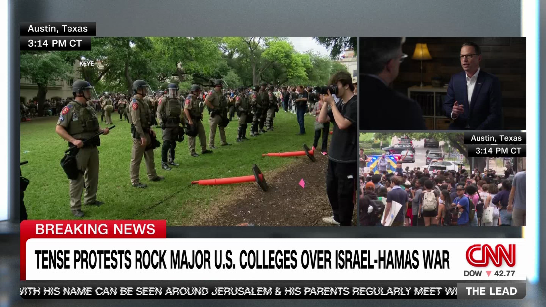 The Lead Josh Shapiro College Protests Israel Hamas Democrats Primary 2024 Jake Tapper_00043808.png