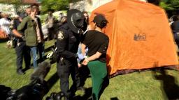 240425145625 emory university protest vpx 1 hp video See police detain members of crowd at Emory University during pro-Palestinian protest