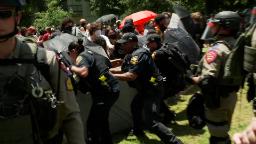 240429153354 police utexas austin digvid hp video Watch moment police tear down protesters' barrier at University of Texas at Austin