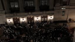 240430112558 video thumbnail columbia breach aerial hp video Protesters breach and barricade inside main Columbia University building