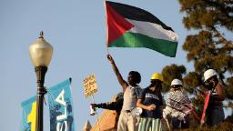 Universitätsproteste auf dem Campus der UCLA und Columbia inmitten des israelischen Krieges in Gaza