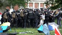 240504190719 university of virginia encampment hp video Video shows officers removing tents at University of Virginia