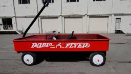 240508121446 radio flyer car 1 hp video You can bid on a Radio Flyer wagon-turned-car that goes 60 mph