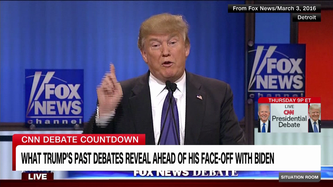 Trump's prior debates: unforgettable moments